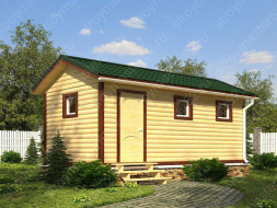 Каркасная баня 3х6                  