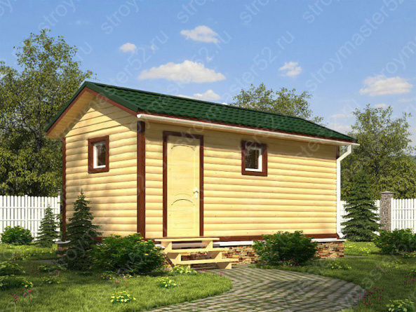 Каркасная баня 3х5                  