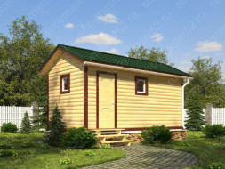 Каркасная баня 4х6                  